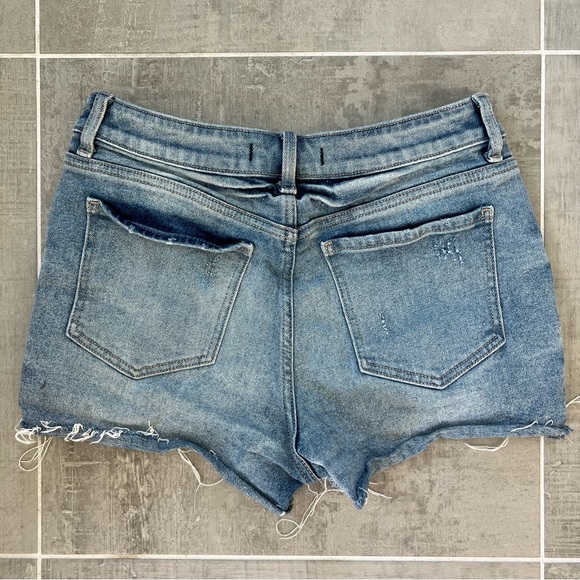 eunina cut off jean shorts, Eve High Rise Cut Off Shortie, Medium - Picture 9 of 9